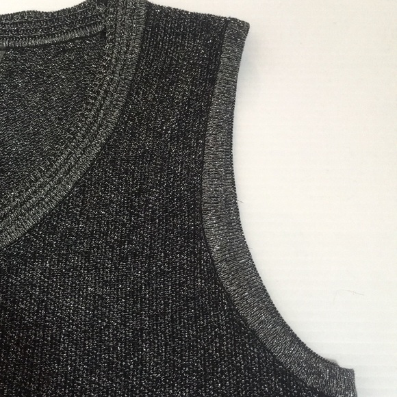 Laura Petites sleeveless sweater with sparkle Sz L - Picture 11 of 16
